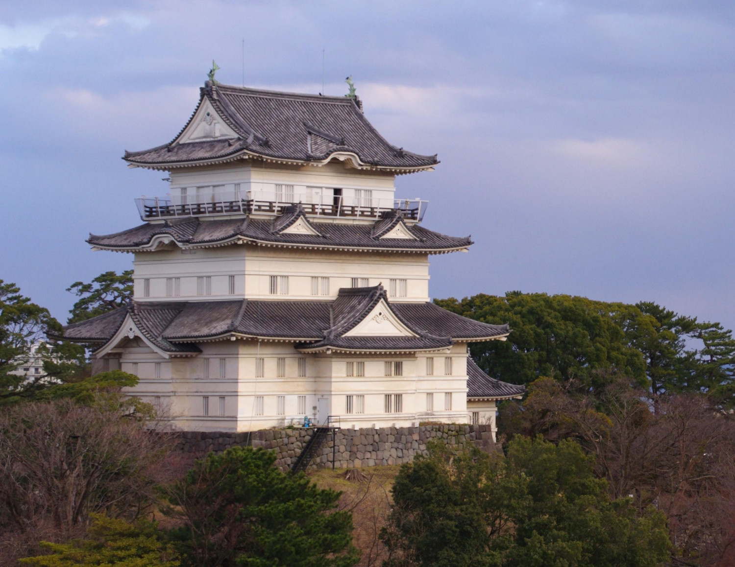 城と城下町 051完成品□安土城・織田信長 城コレ ケース付き サイズ(W113